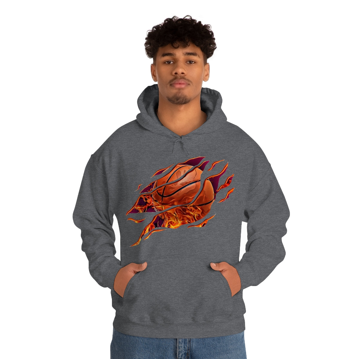 Basketball Heavy Blend™ Hooded Sweatshirt
