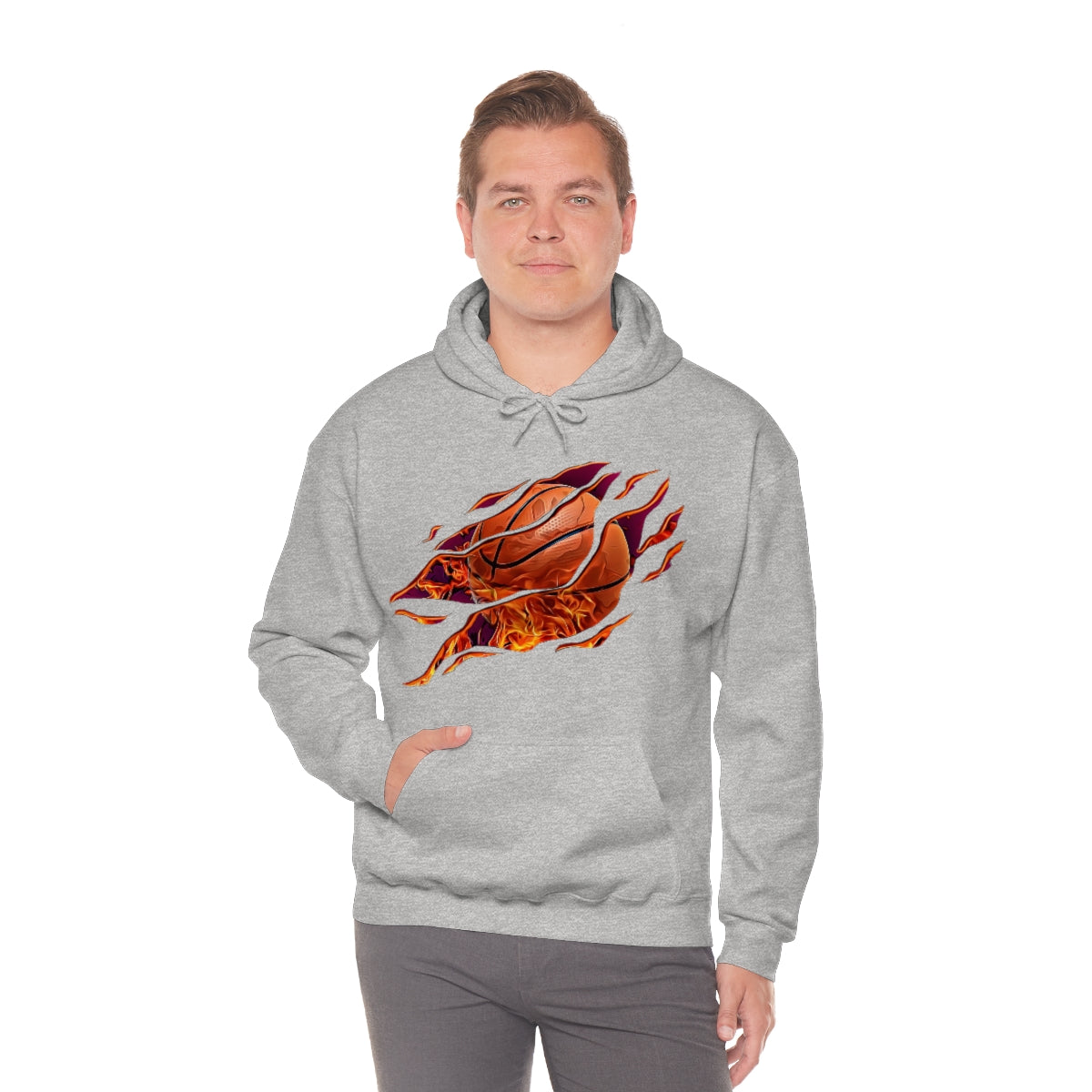 Basketball Heavy Blend™ Hooded Sweatshirt