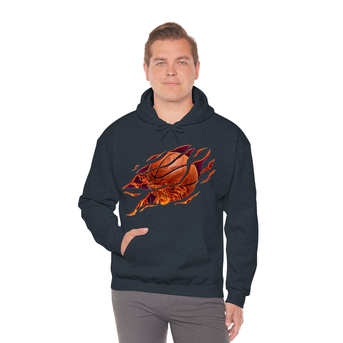 Basketball Heavy Blend™ Hooded Sweatshirt
