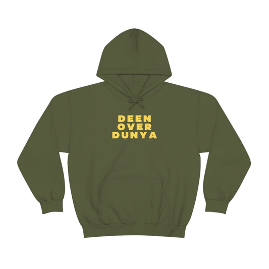 Deen Over Dunya - Hooded Sweatshirt